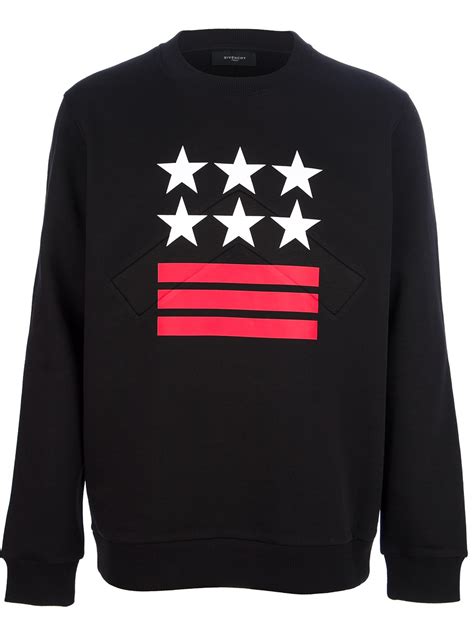 givenchy stars and stripes crew neck sweatshirt|givenchy sweatshirt fleece.